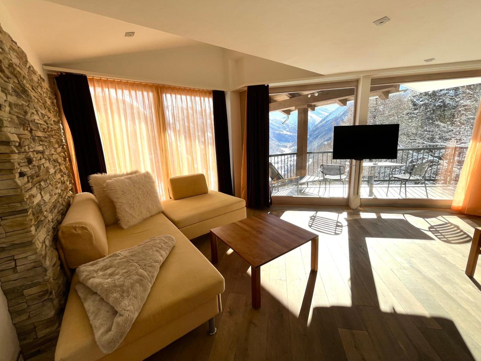 Waldhotel Fletschhorn Panoramic Retreat In Saas Fee Ngoại thất bức ảnh
